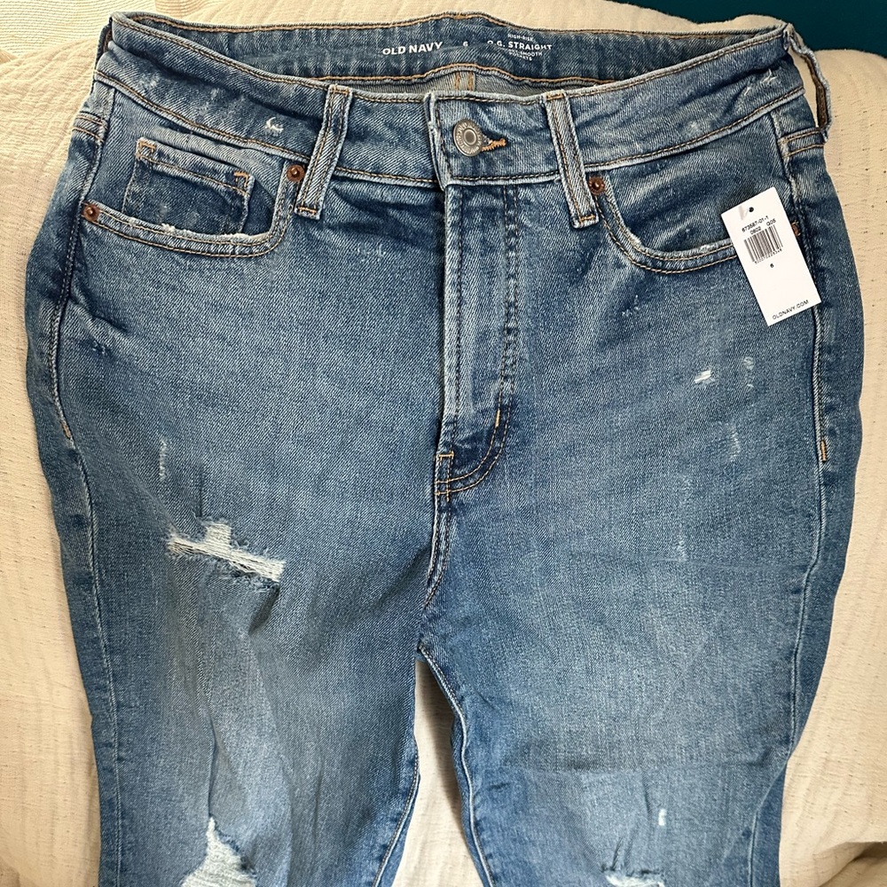 Old Navy O. G. Straight jeans size 6 bnwt